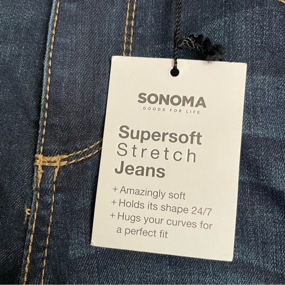 Sonoma Bootcut Jeans Dark Wash Stretch Women’s size 6 - Picture 7 of 12
